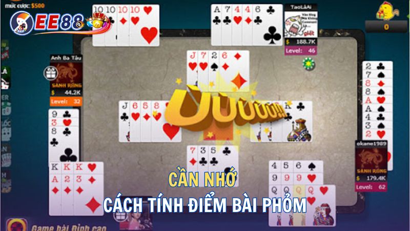 Cần nhớ cách tính điểm bài Phỏm